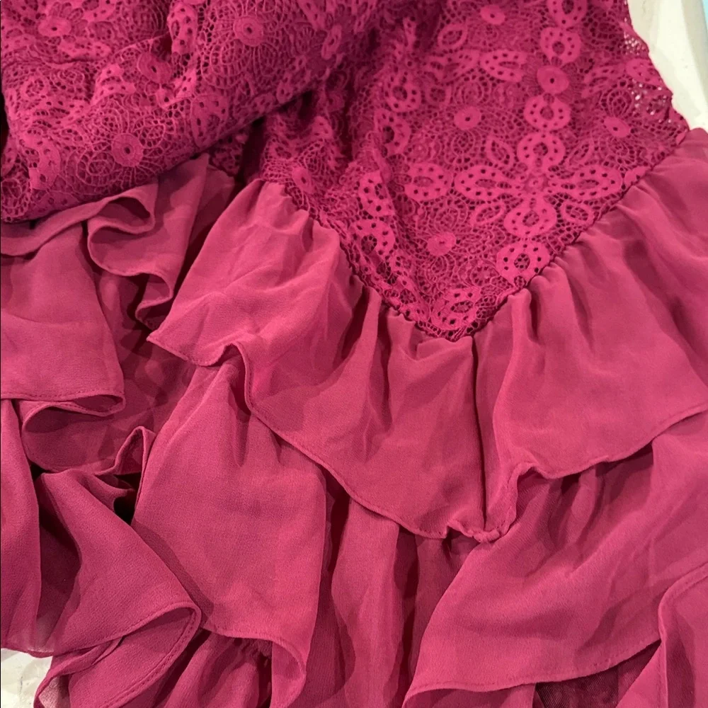 Sundance burgundy Lace Maxi Dress size M NWT  maxi - Picture 13 of 14